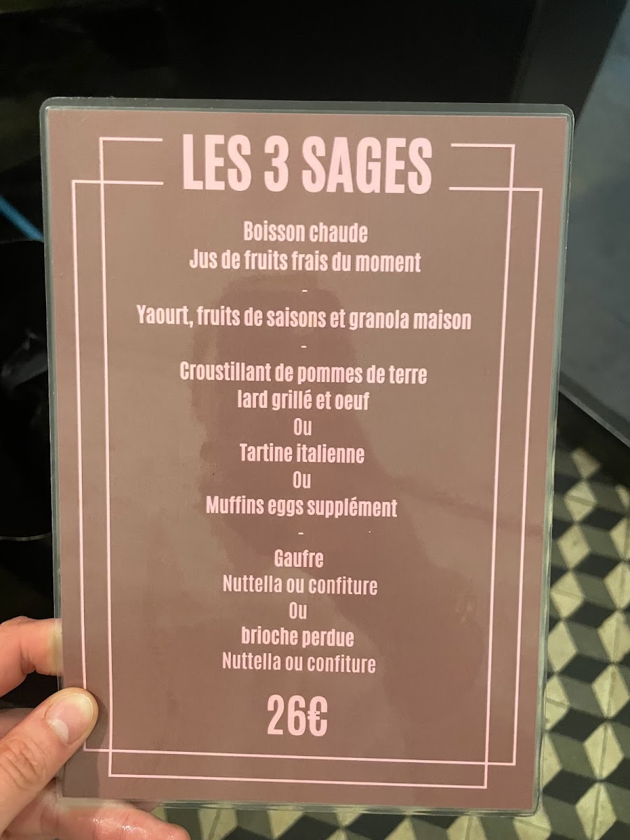 Menu Les 3 Sages-9